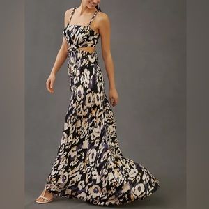 Especia x Anthropologie Katrina Cutout Maxi Dress NWOT